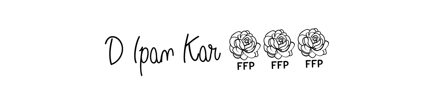 How to make D Ipan Kar 143 name signature. Use Angelique-Rose-font-FFP style for creating short signs online. This is the latest handwritten sign. D Ipan Kar 143 signature style 5 images and pictures png