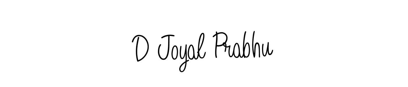 How to Draw D Joyal Prabhu signature style? Angelique-Rose-font-FFP is a latest design signature styles for name D Joyal Prabhu. D Joyal Prabhu signature style 5 images and pictures png