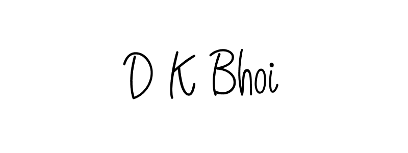 How to Draw D K Bhoi signature style? Angelique-Rose-font-FFP is a latest design signature styles for name D K Bhoi. D K Bhoi signature style 5 images and pictures png