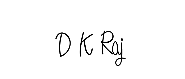 How to Draw D K Raj signature style? Angelique-Rose-font-FFP is a latest design signature styles for name D K Raj. D K Raj signature style 5 images and pictures png