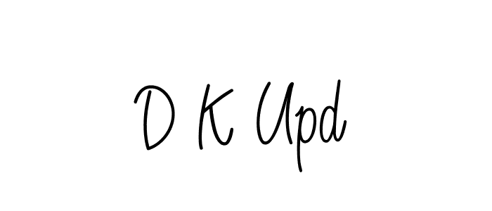 How to Draw D K Upd signature style? Angelique-Rose-font-FFP is a latest design signature styles for name D K Upd. D K Upd signature style 5 images and pictures png