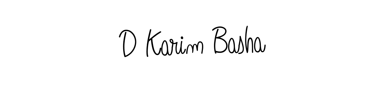 Make a short D Karim Basha signature style. Manage your documents anywhere anytime using Angelique-Rose-font-FFP. Create and add eSignatures, submit forms, share and send files easily. D Karim Basha signature style 5 images and pictures png