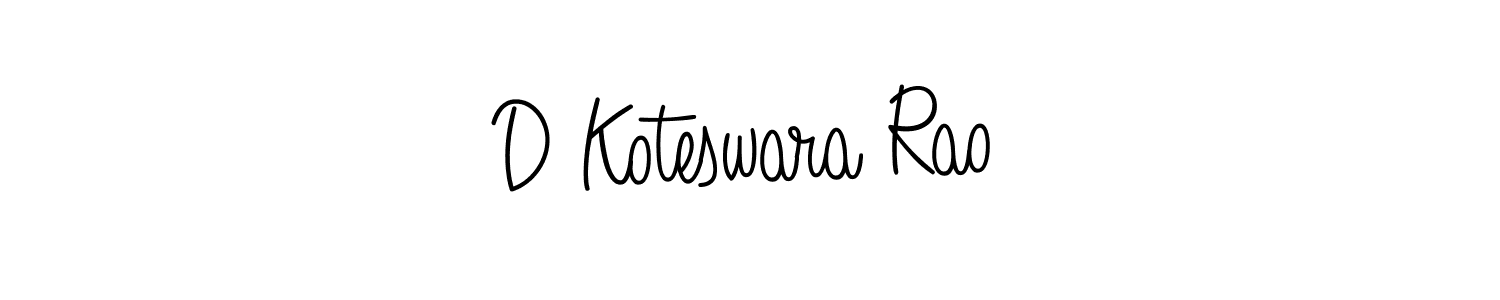 You can use this online signature creator to create a handwritten signature for the name D Koteswara Rao. This is the best online autograph maker. D Koteswara Rao signature style 5 images and pictures png