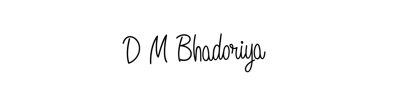 You can use this online signature creator to create a handwritten signature for the name D M Bhadoriya. This is the best online autograph maker. D M Bhadoriya signature style 5 images and pictures png