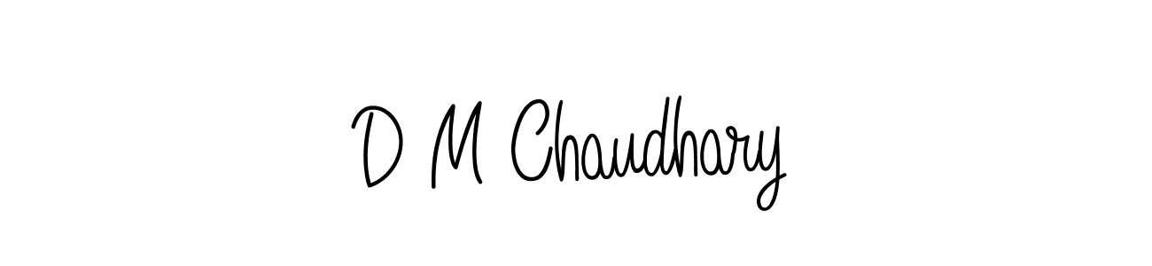 How to Draw D M Chaudhary signature style? Angelique-Rose-font-FFP is a latest design signature styles for name D M Chaudhary. D M Chaudhary signature style 5 images and pictures png