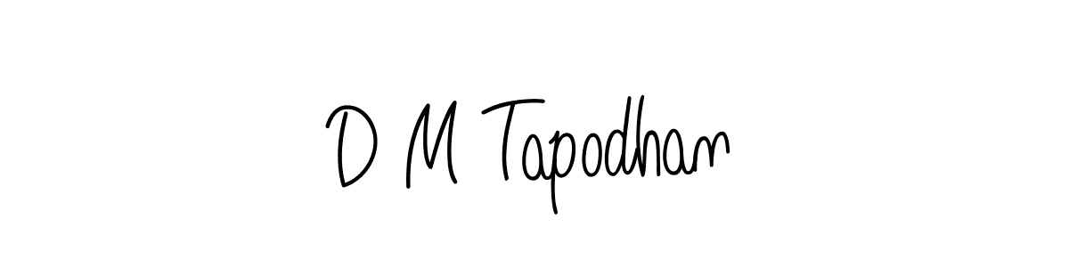 Angelique-Rose-font-FFP is a professional signature style that is perfect for those who want to add a touch of class to their signature. It is also a great choice for those who want to make their signature more unique. Get D M Tapodhan name to fancy signature for free. D M Tapodhan signature style 5 images and pictures png