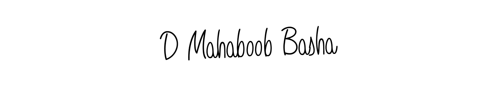 D Mahaboob Basha stylish signature style. Best Handwritten Sign (Angelique-Rose-font-FFP) for my name. Handwritten Signature Collection Ideas for my name D Mahaboob Basha. D Mahaboob Basha signature style 5 images and pictures png