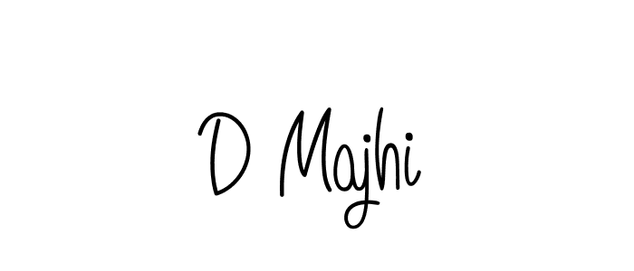 How to make D Majhi signature? Angelique-Rose-font-FFP is a professional autograph style. Create handwritten signature for D Majhi name. D Majhi signature style 5 images and pictures png