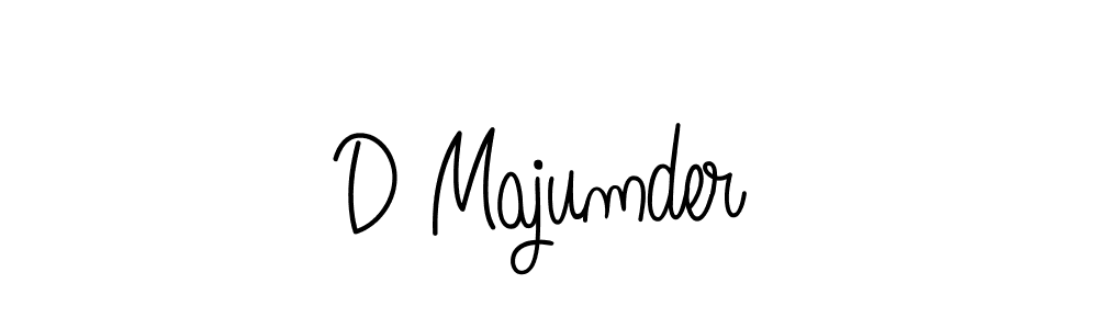 Use a signature maker to create a handwritten signature online. With this signature software, you can design (Angelique-Rose-font-FFP) your own signature for name D Majumder. D Majumder signature style 5 images and pictures png