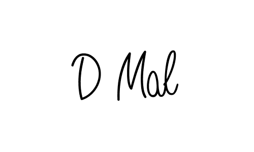How to Draw D Mal signature style? Angelique-Rose-font-FFP is a latest design signature styles for name D Mal. D Mal signature style 5 images and pictures png