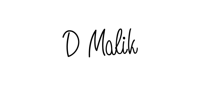 How to make D Malik signature? Angelique-Rose-font-FFP is a professional autograph style. Create handwritten signature for D Malik name. D Malik signature style 5 images and pictures png