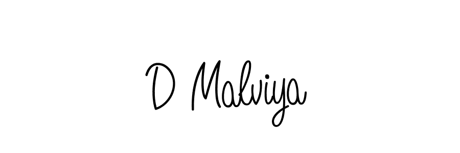 Make a beautiful signature design for name D Malviya. Use this online signature maker to create a handwritten signature for free. D Malviya signature style 5 images and pictures png