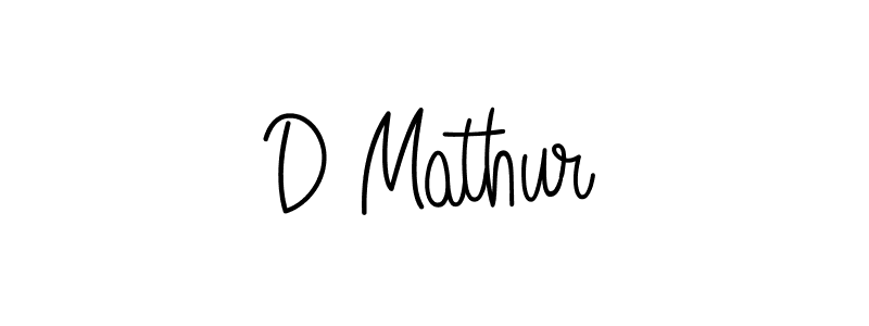 Once you've used our free online signature maker to create your best signature Angelique-Rose-font-FFP style, it's time to enjoy all of the benefits that D Mathur name signing documents. D Mathur signature style 5 images and pictures png