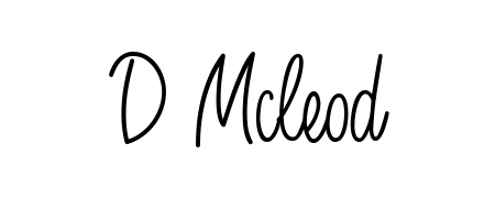 Enhance your business communications with D Mcleod signature in Angelique-Rose-font-FFP lettering. Clean, modern, and universally compatible. D Mcleod signature style 5 images and pictures png