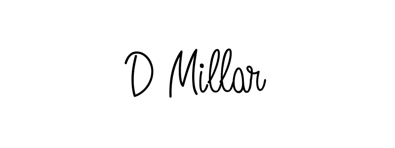 if you are searching for the best signature style for your name D Millar. so please give up your signature search. here we have designed multiple signature styles  using Angelique-Rose-font-FFP. D Millar signature style 5 images and pictures png