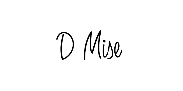 The best way (Angelique-Rose-font-FFP) to make a short signature is to pick only two or three words in your name. The name D Mise include a total of six letters. For converting this name. D Mise signature style 5 images and pictures png