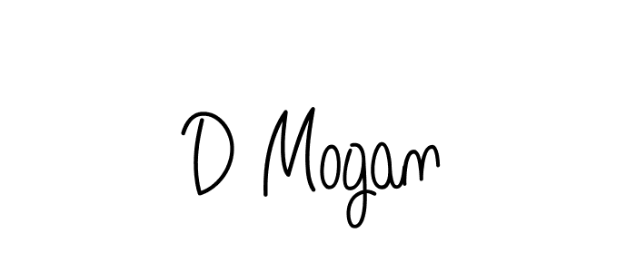 Create a beautiful signature design for name D Mogan. With this signature (Angelique-Rose-font-FFP) fonts, you can make a handwritten signature for free. D Mogan signature style 5 images and pictures png