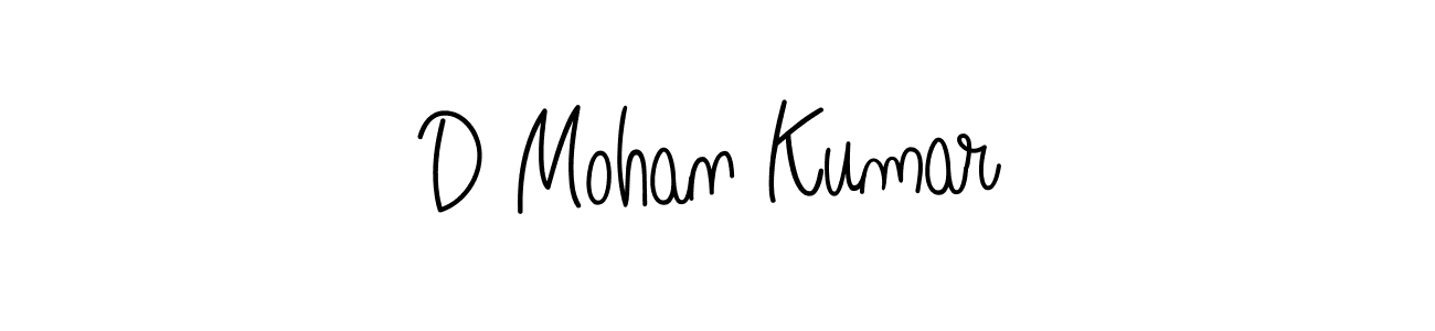 Make a short D Mohan Kumar signature style. Manage your documents anywhere anytime using Angelique-Rose-font-FFP. Create and add eSignatures, submit forms, share and send files easily. D Mohan Kumar signature style 5 images and pictures png