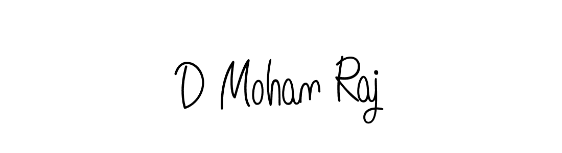 Design your own signature with our free online signature maker. With this signature software, you can create a handwritten (Angelique-Rose-font-FFP) signature for name D Mohan Raj. D Mohan Raj signature style 5 images and pictures png