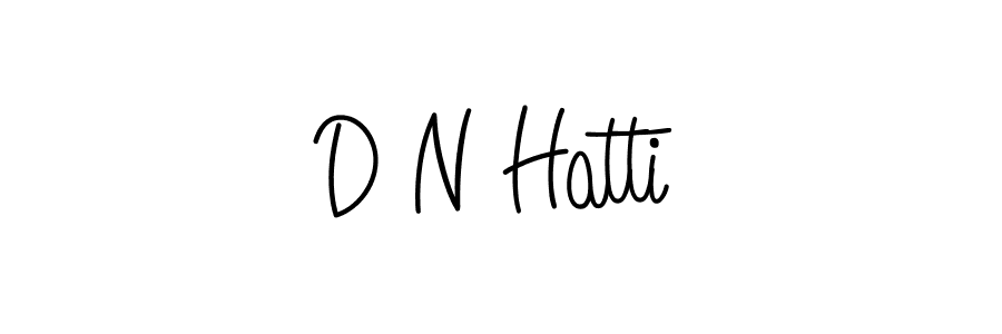 Make a beautiful signature design for name D N Hatti. Use this online signature maker to create a handwritten signature for free. D N Hatti signature style 5 images and pictures png