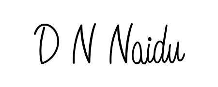 You should practise on your own different ways (Angelique-Rose-font-FFP) to write your name (D N Naidu) in signature. Don't let someone else do it for you. D N Naidu signature style 5 images and pictures png