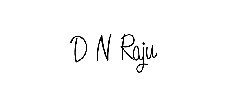 Use a signature maker to create a handwritten signature online. With this signature software, you can design (Angelique-Rose-font-FFP) your own signature for name D N Raju. D N Raju signature style 5 images and pictures png