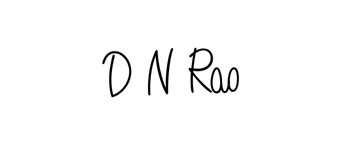 How to Draw D N Rao signature style? Angelique-Rose-font-FFP is a latest design signature styles for name D N Rao. D N Rao signature style 5 images and pictures png