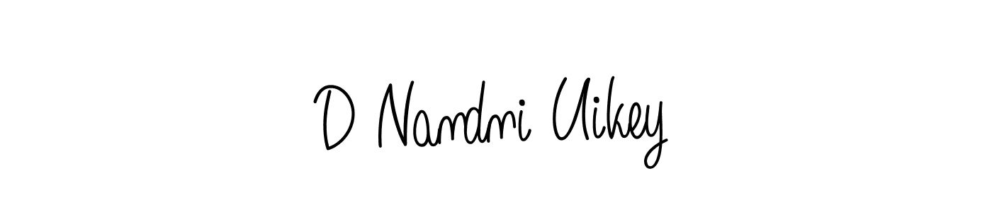 Here are the top 10 professional signature styles for the name D Nandni Uikey. These are the best autograph styles you can use for your name. D Nandni Uikey signature style 5 images and pictures png