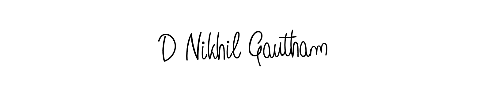 How to make D Nikhil Gautham signature? Angelique-Rose-font-FFP is a professional autograph style. Create handwritten signature for D Nikhil Gautham name. D Nikhil Gautham signature style 5 images and pictures png