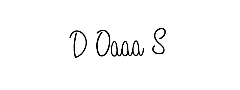 Once you've used our free online signature maker to create your best signature Angelique-Rose-font-FFP style, it's time to enjoy all of the benefits that D Oaaa S name signing documents. D Oaaa S signature style 5 images and pictures png