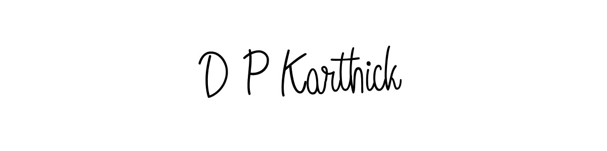 Make a short D P Karthick signature style. Manage your documents anywhere anytime using Angelique-Rose-font-FFP. Create and add eSignatures, submit forms, share and send files easily. D P Karthick signature style 5 images and pictures png