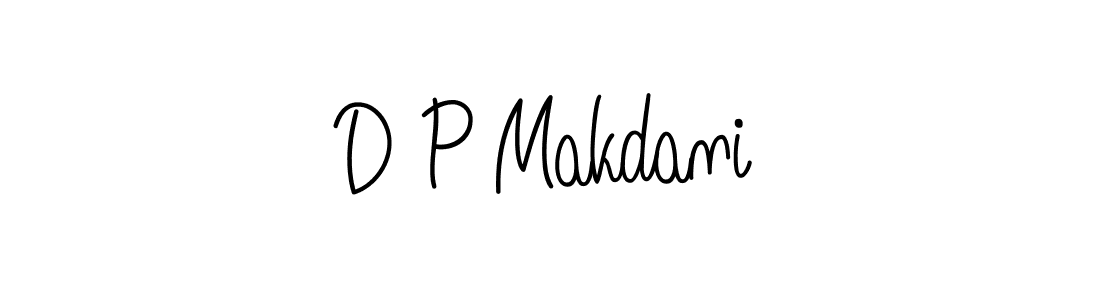 How to make D P Makdani signature? Angelique-Rose-font-FFP is a professional autograph style. Create handwritten signature for D P Makdani name. D P Makdani signature style 5 images and pictures png