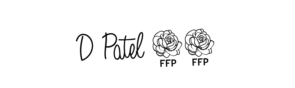 Create a beautiful signature design for name D Patel 11. With this signature (Angelique-Rose-font-FFP) fonts, you can make a handwritten signature for free. D Patel 11 signature style 5 images and pictures png