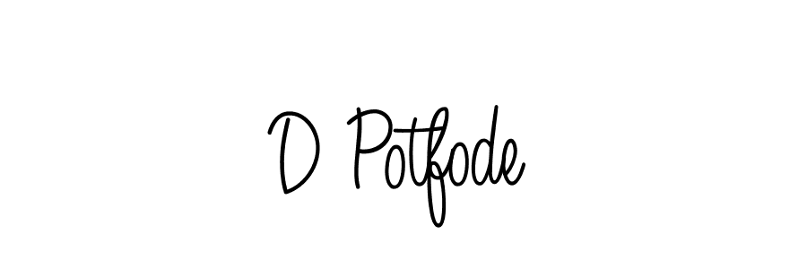 You should practise on your own different ways (Angelique-Rose-font-FFP) to write your name (D Potfode) in signature. don't let someone else do it for you. D Potfode signature style 5 images and pictures png