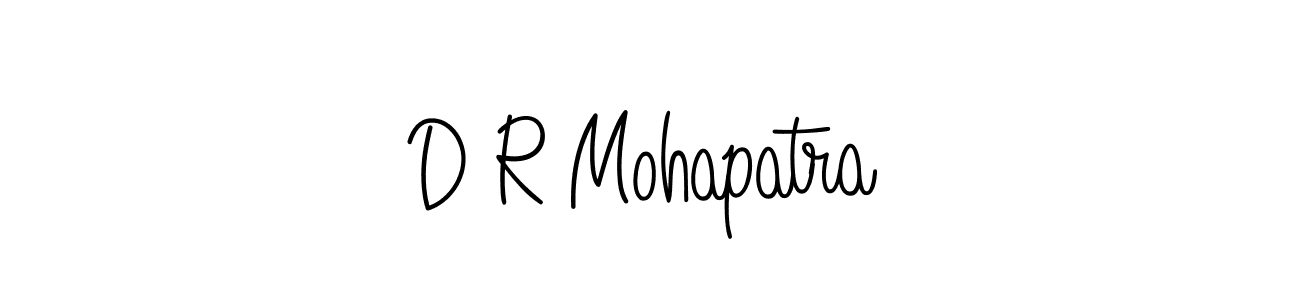 Use a signature maker to create a handwritten signature online. With this signature software, you can design (Angelique-Rose-font-FFP) your own signature for name D R Mohapatra. D R Mohapatra signature style 5 images and pictures png