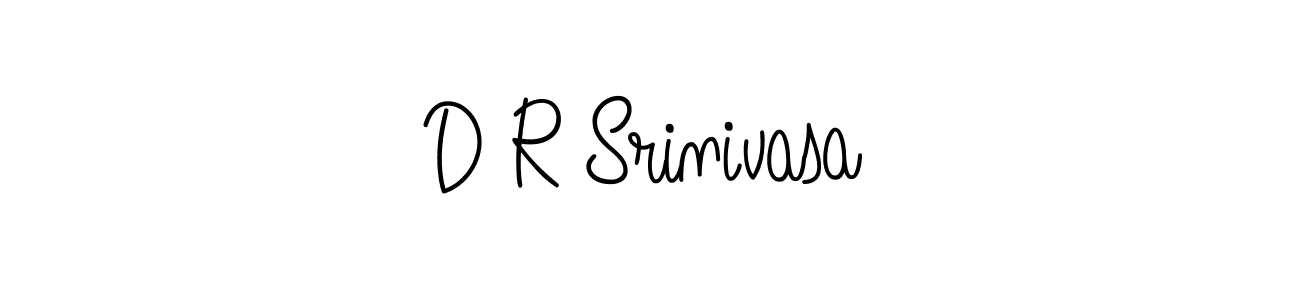 Design your own signature with our free online signature maker. With this signature software, you can create a handwritten (Angelique-Rose-font-FFP) signature for name D R Srinivasa. D R Srinivasa signature style 5 images and pictures png