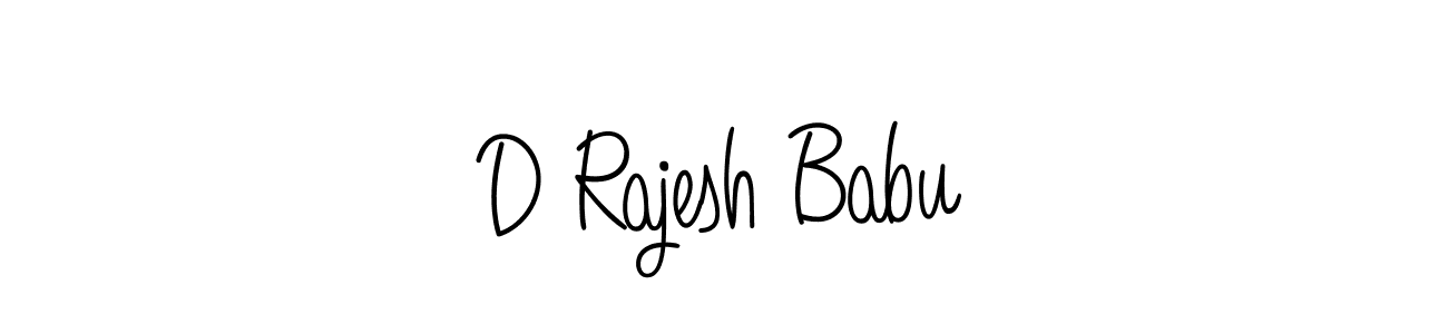 Angelique-Rose-font-FFP is a professional signature style that is perfect for those who want to add a touch of class to their signature. It is also a great choice for those who want to make their signature more unique. Get D Rajesh Babu name to fancy signature for free. D Rajesh Babu signature style 5 images and pictures png