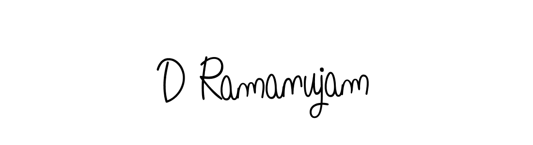 How to make D Ramanujam signature? Angelique-Rose-font-FFP is a professional autograph style. Create handwritten signature for D Ramanujam name. D Ramanujam signature style 5 images and pictures png