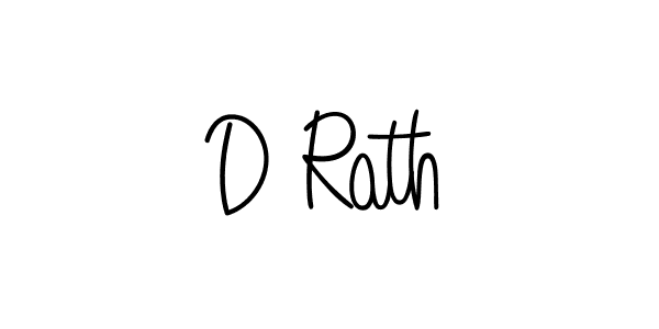 How to make D Rath name signature. Use Angelique-Rose-font-FFP style for creating short signs online. This is the latest handwritten sign. D Rath signature style 5 images and pictures png