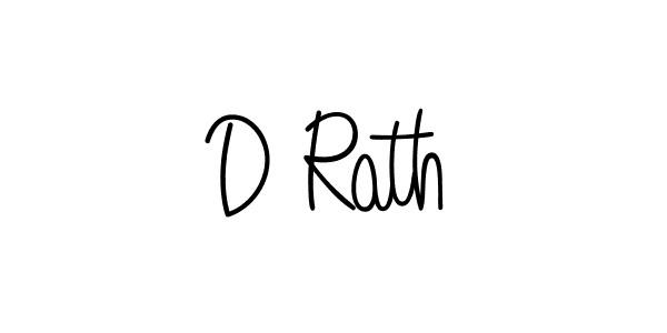 How to make D Rath name signature. Use Angelique-Rose-font-FFP style for creating short signs online. This is the latest handwritten sign. D Rath signature style 5 images and pictures png