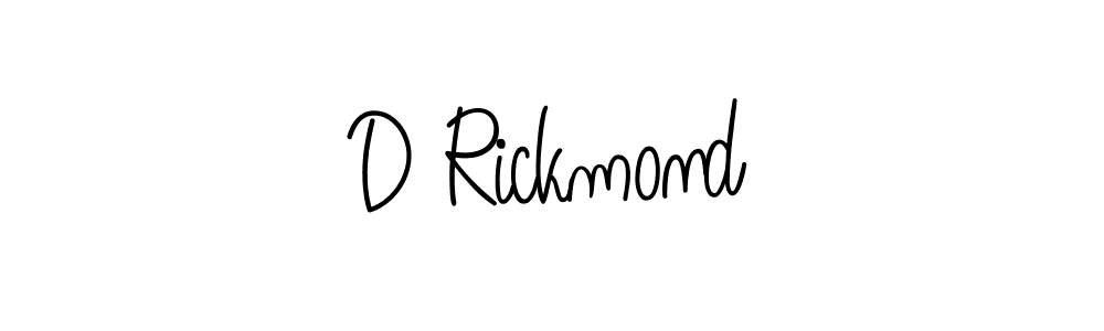 Make a beautiful signature design for name D Rickmond. Use this online signature maker to create a handwritten signature for free. D Rickmond signature style 5 images and pictures png