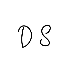 Make a beautiful signature design for name D S. With this signature (Angelique-Rose-font-FFP) style, you can create a handwritten signature for free. D S signature style 5 images and pictures png