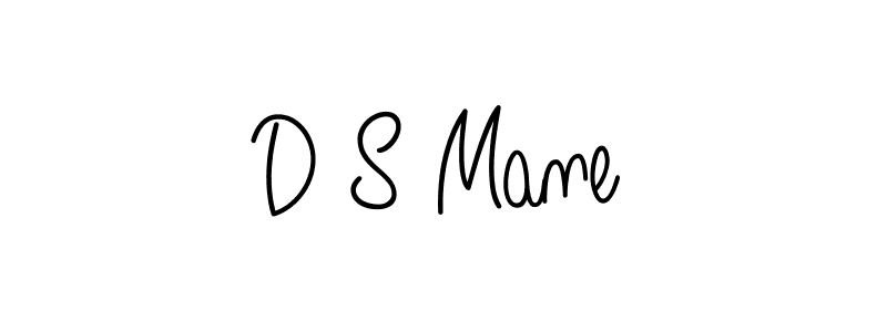 You should practise on your own different ways (Angelique-Rose-font-FFP) to write your name (D S Mane) in signature. don't let someone else do it for you. D S Mane signature style 5 images and pictures png