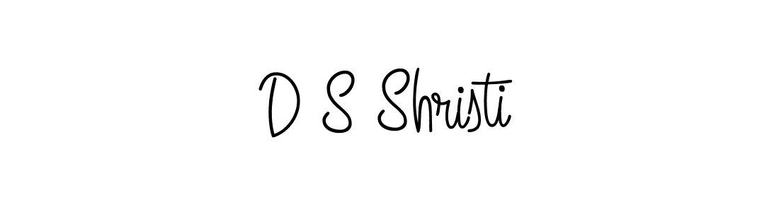 Check out images of Autograph of D S Shristi name. Actor D S Shristi Signature Style. Angelique-Rose-font-FFP is a professional sign style online. D S Shristi signature style 5 images and pictures png