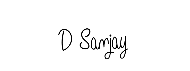 Also we have D Sanjay name is the best signature style. Create professional handwritten signature collection using Angelique-Rose-font-FFP autograph style. D Sanjay signature style 5 images and pictures png