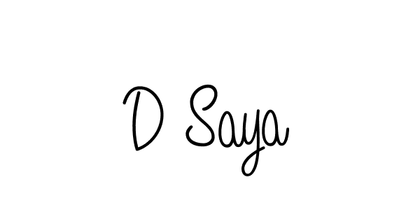 Angelique-Rose-font-FFP is a professional signature style that is perfect for those who want to add a touch of class to their signature. It is also a great choice for those who want to make their signature more unique. Get D Saya name to fancy signature for free. D Saya signature style 5 images and pictures png