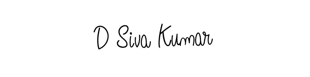 Use a signature maker to create a handwritten signature online. With this signature software, you can design (Angelique-Rose-font-FFP) your own signature for name D Siva Kumar. D Siva Kumar signature style 5 images and pictures png