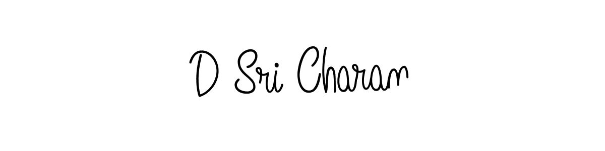 D Sri Charan stylish signature style. Best Handwritten Sign (Angelique-Rose-font-FFP) for my name. Handwritten Signature Collection Ideas for my name D Sri Charan. D Sri Charan signature style 5 images and pictures png