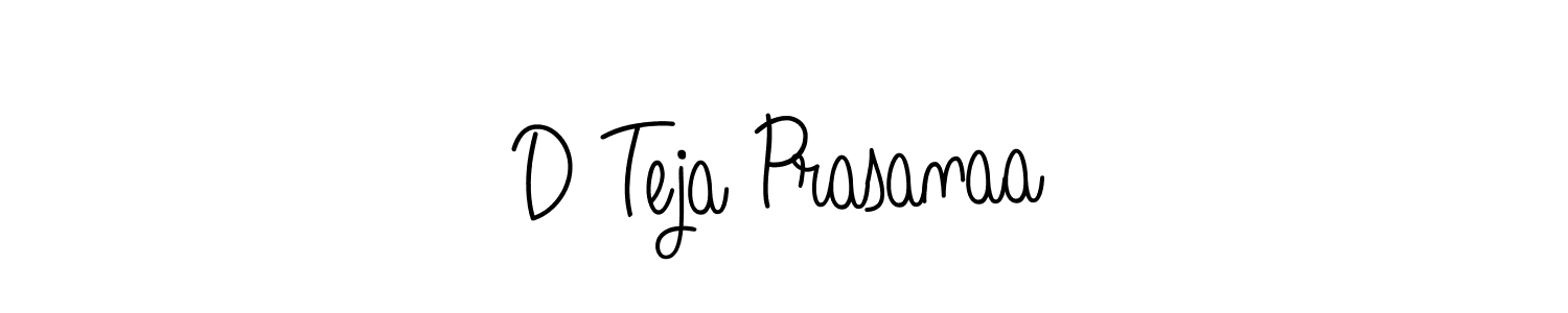 Create a beautiful signature design for name D Teja Prasanaa. With this signature (Angelique-Rose-font-FFP) fonts, you can make a handwritten signature for free. D Teja Prasanaa signature style 5 images and pictures png