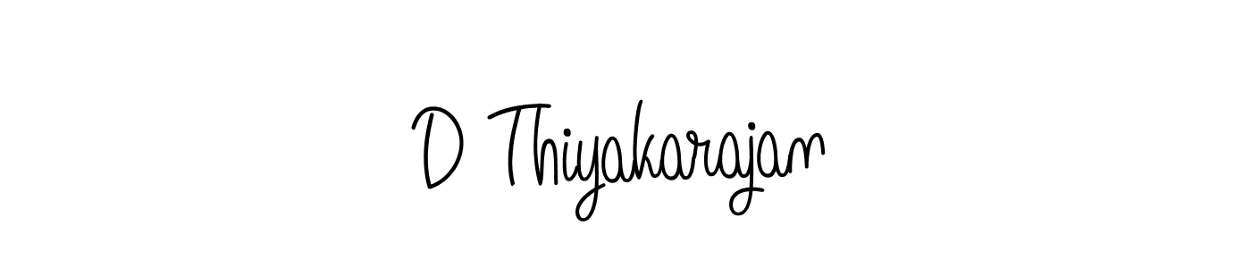 Use a signature maker to create a handwritten signature online. With this signature software, you can design (Angelique-Rose-font-FFP) your own signature for name D Thiyakarajan. D Thiyakarajan signature style 5 images and pictures png